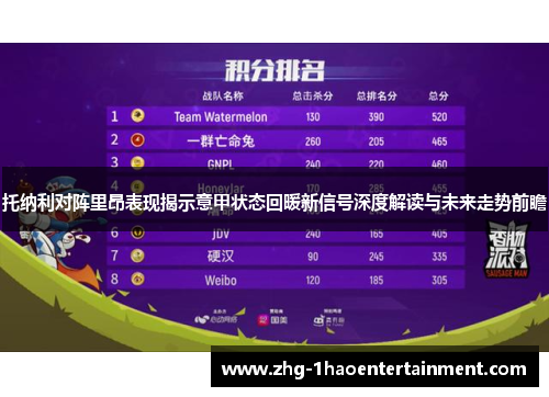 托纳利对阵里昂表现揭示意甲状态回暖新信号深度解读与未来走势前瞻